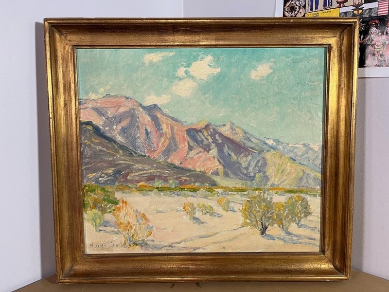 ORIGINAL ANNI BALDAUGH SAN DIEGO CALIFORNIA PLEIN AIR LANDSCAPE OIL PAINTING