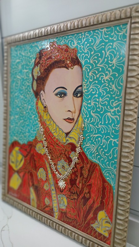 William Verdult "The Dutchmaster","Daughter of Duchess of Feria", oil on panel, gallery