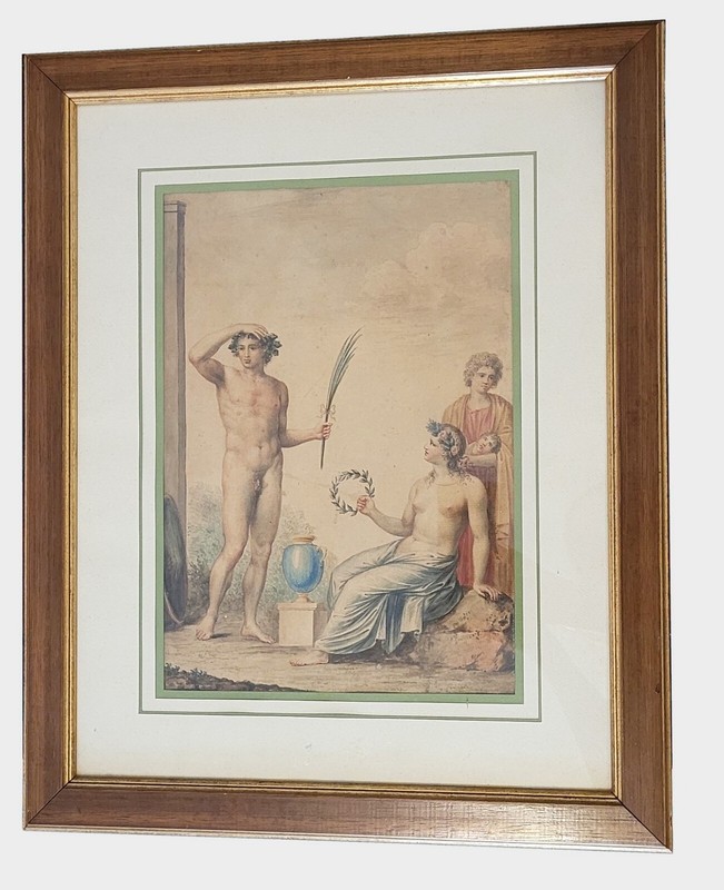 from After A Appiani, Watercolor Drawing, Mythological Scene, Late 18th/Early…