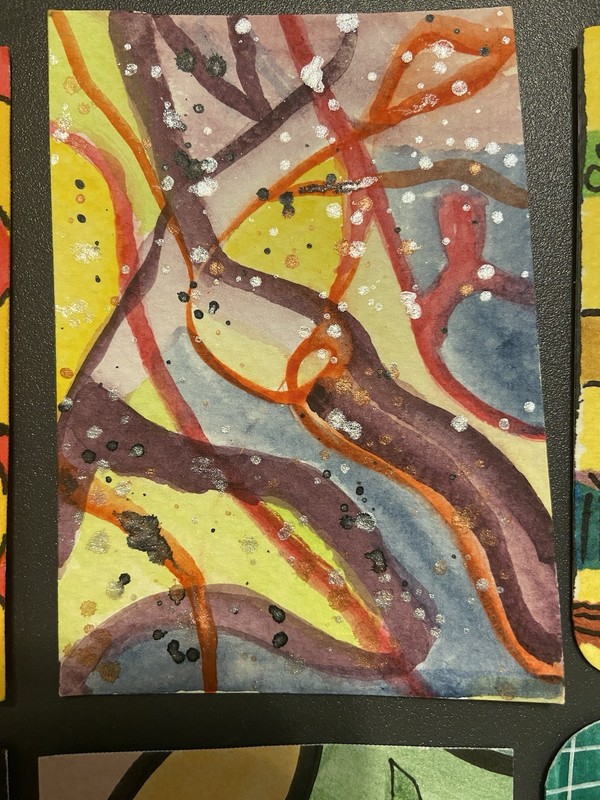 Neurographic ACEO Original Hand Drawn Art OOAK Choice of 9 gallery