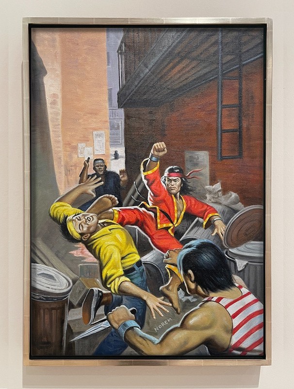 Earl Norem Painting on canvas. – Comic Book art – The Deadly Hands of Kung Fu