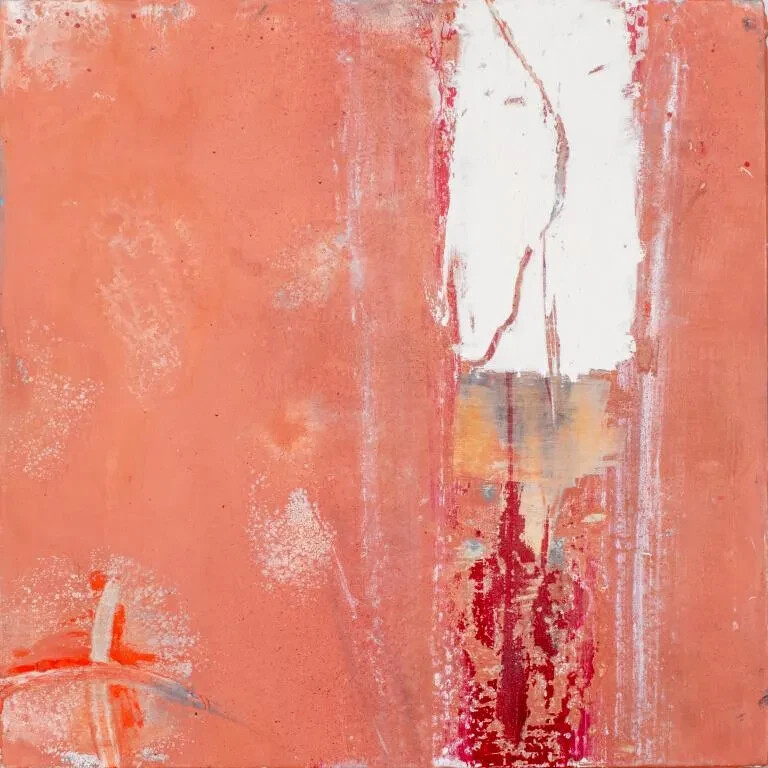 Ron Ehrlich Expressionist Composition Mixed Media 2001