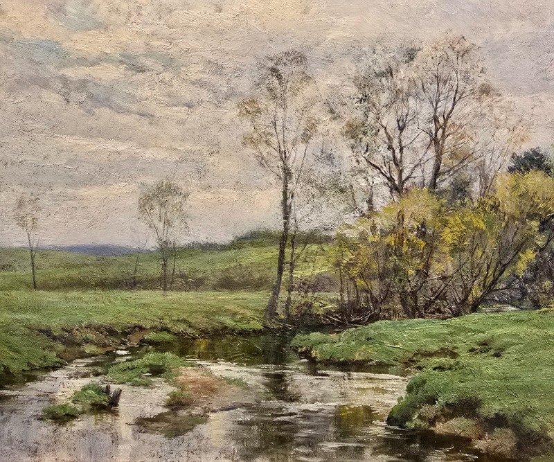 Olive Parker Black "Trout Stream" Original 1910s East Coast Impressionist gallery