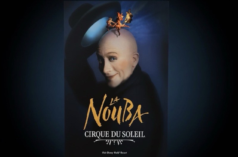 Original 1998 La Nouba Cirque du Soleil Poster Framed Walt Disney World