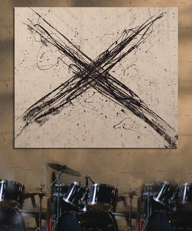 Mark Little, Original, Painting, 72” X 60” Acrylic, Abstract, POP Art, Modern XL