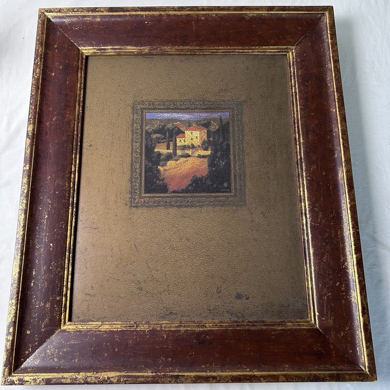 Italian Paintings Set Of 2 Tuscany Framed J Wiens 22×26 large