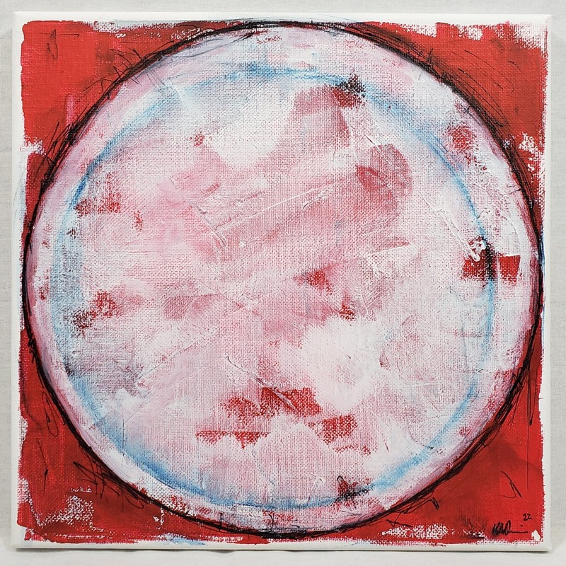 C1. Original Modern Minimal Contemporary Geometric Painting By K.A.Davis