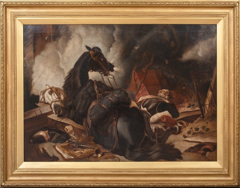 19th Century Napoleonic Cuirassier Horse Sir Edwin Henry Landseer (1802-1872)