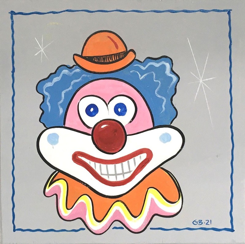 CIRCUS CLOWN PAINTING #3