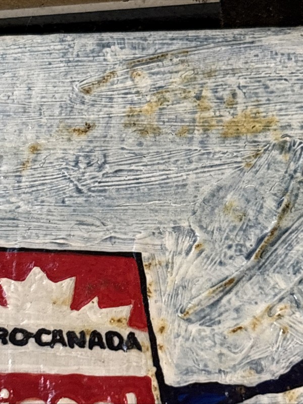 Timothy Wilson Hoey PETRO-CANADA Diesel Sign Oil Painting 2012 HockeyStick Frame gallery