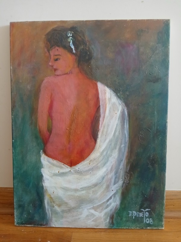 Oil Painting on Canvas by Spanish Listed Artist Domingo Prieto