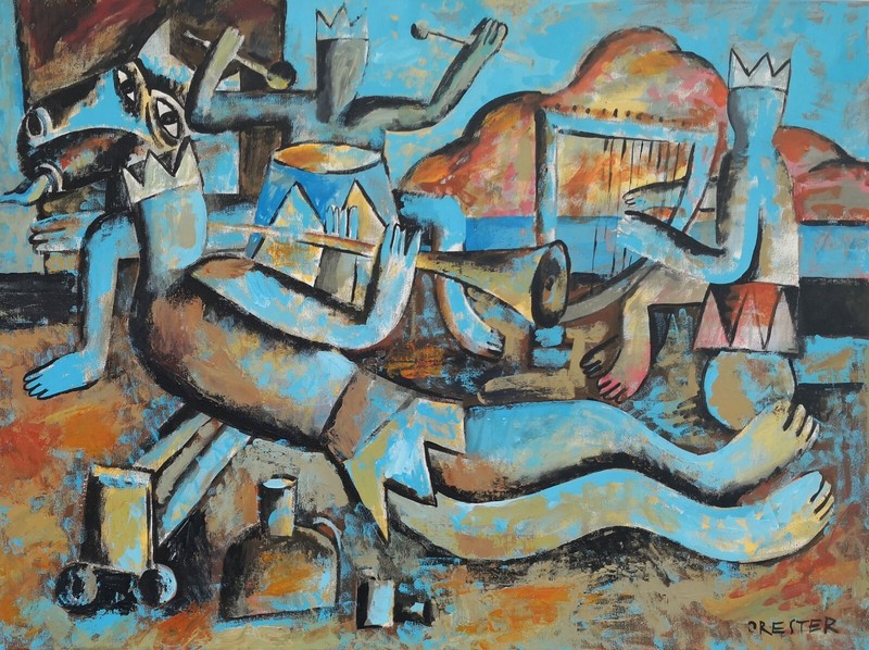 original from artist michael orester. contemporary neoexpressionism