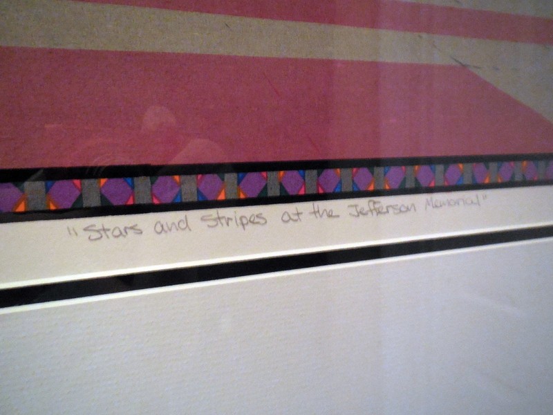 1988 Original Serigraph Prints WASHINGTON D.C. by Local Artist ADRIENNE BECK "88 gallery