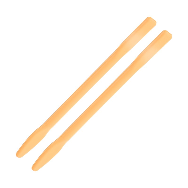 2 Pcs Silicone Stir Sticks 4 Inch Reusable Epoxy Stir Sticks, Orange