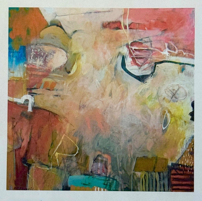 «Sweet Potato Pie» Acrylic on Linen painting by artist, Krista Harris