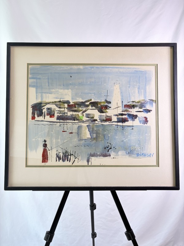 Alfred Birdsey – Harbor Scene (Untitled)