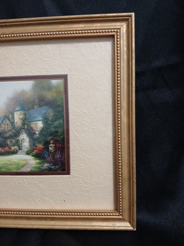 Thomas Kinkade “Beyond Autumn Gate” 11 X 9.5 (including frame) gallery
