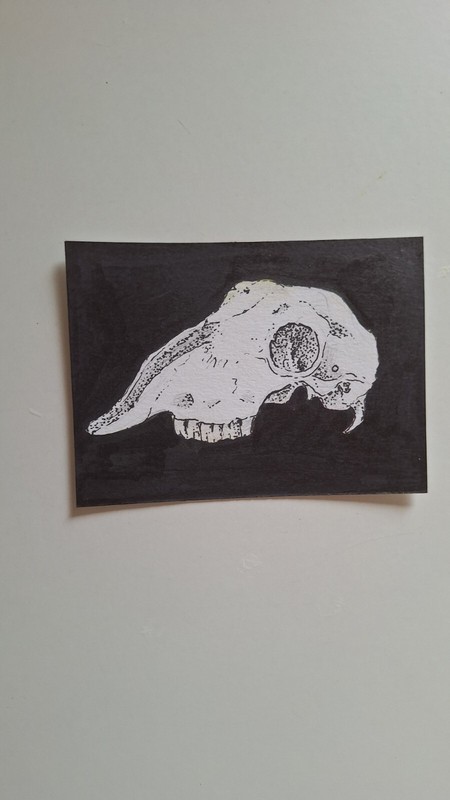 ACEO COLLECTIBLE CARD HAND PAINTED ORIGINAL 2.5" X 3.5" INCHES