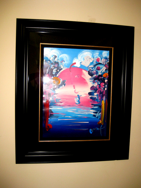 Peter Max Original BETTER WORLD III Mixed Media