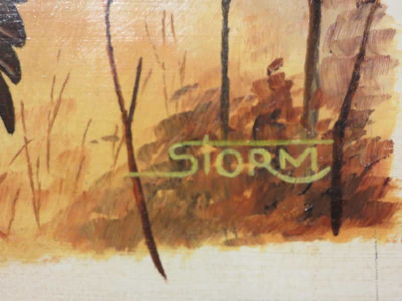 Original Waterfowl Wildlife Duck Painting DU Quality Artist Signed Storm gallery