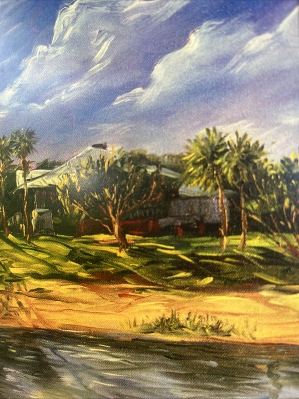 Hand Signed And Titled Print “St. Augustine Light” Signed Charles Dickinson gallery