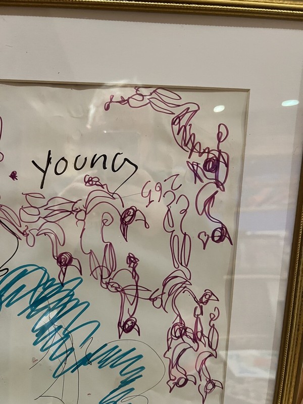Purvis Young Angels And People In Park With Trees gallery