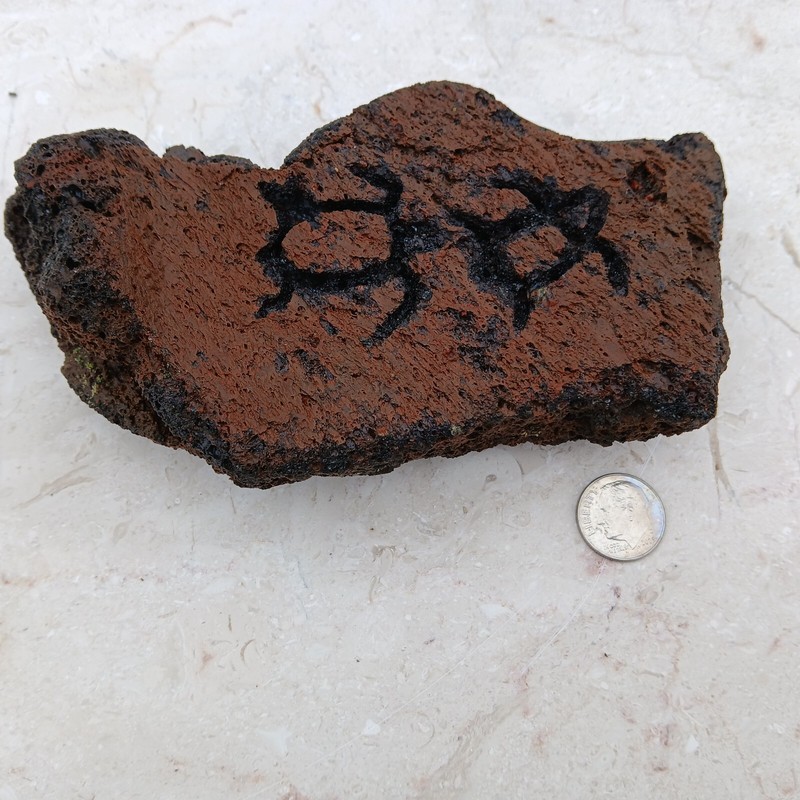 Sea Turtle honu Petroglyph Ancient Art Hawaiian Hieroglyph Rock Stone Carving gallery