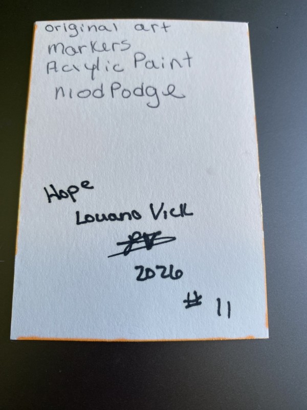 Original ACEO art Cards 2.5"x 3.5"-HOPE gallery