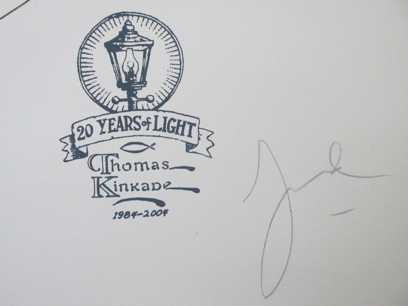Thomas Kinkade on Canvas - Lamplight Manor - Signed & Numbered 3883 of 4950 gallery