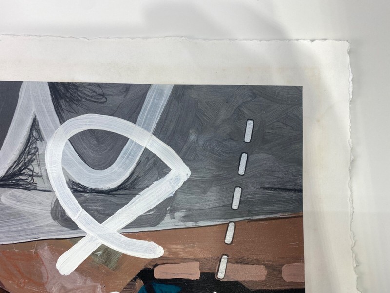 S.Hile "Getting to the Point" Original Acrylic On Paper gallery
