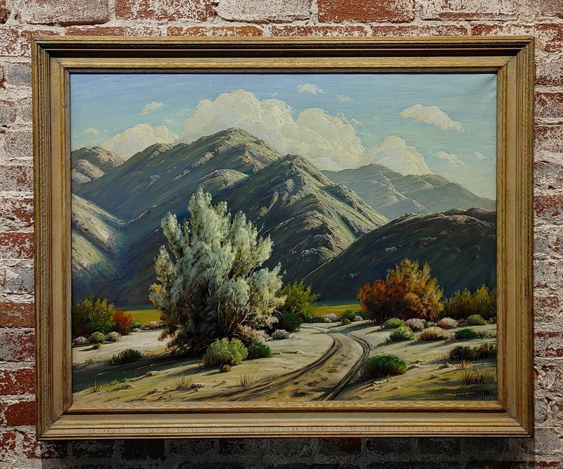 Paul Grimm -Stunning Spring in the California Mojave Desert -Oil painting gallery