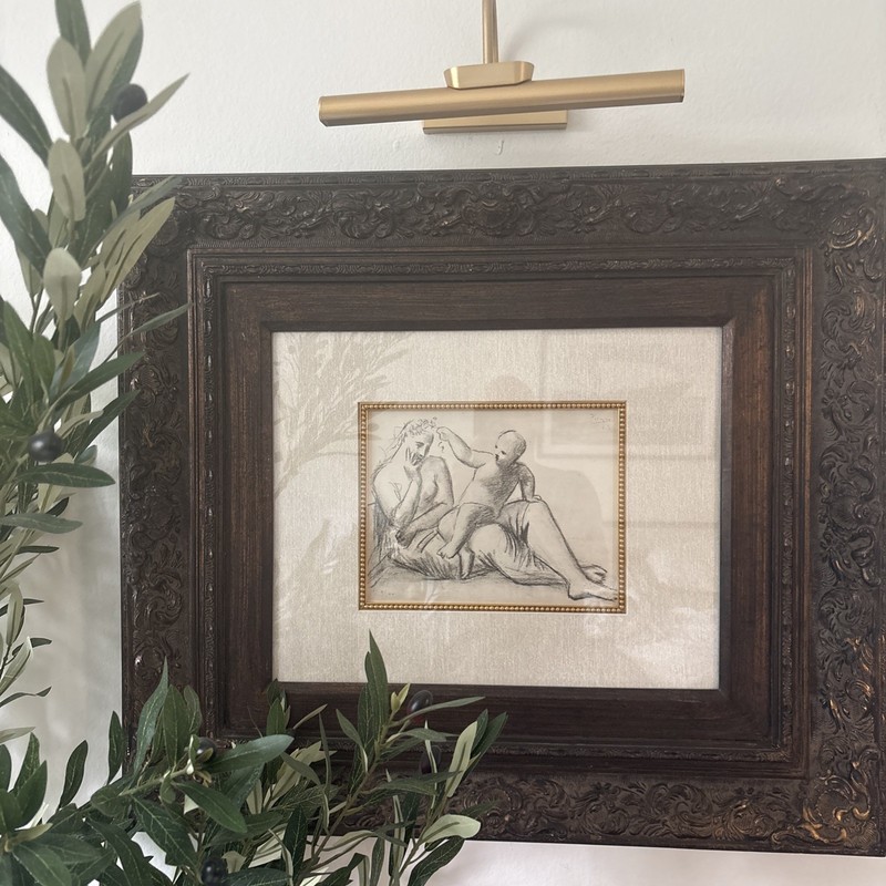In the style of Picasso Lithograph 1900s-1970s Amazing Frame