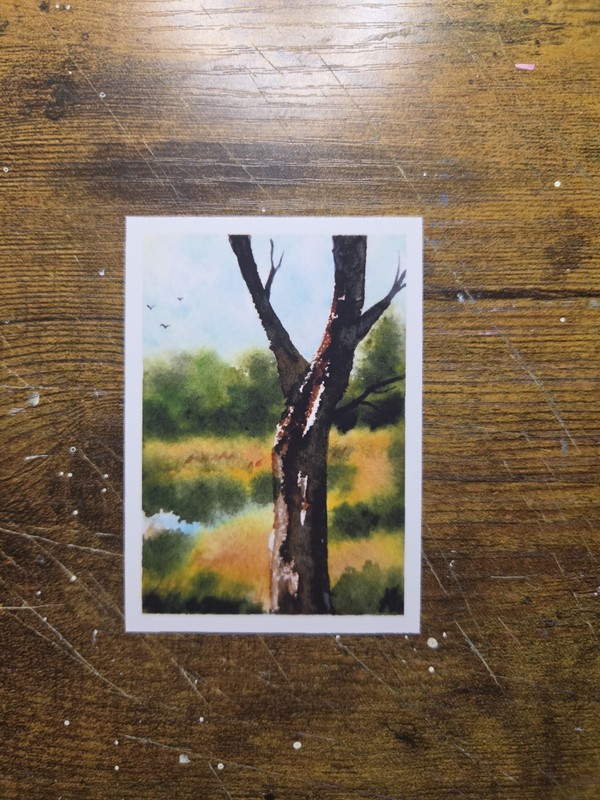 ACEO *Art Print of Original Watercolor landscape painting (2.5x3.5 inches) gallery