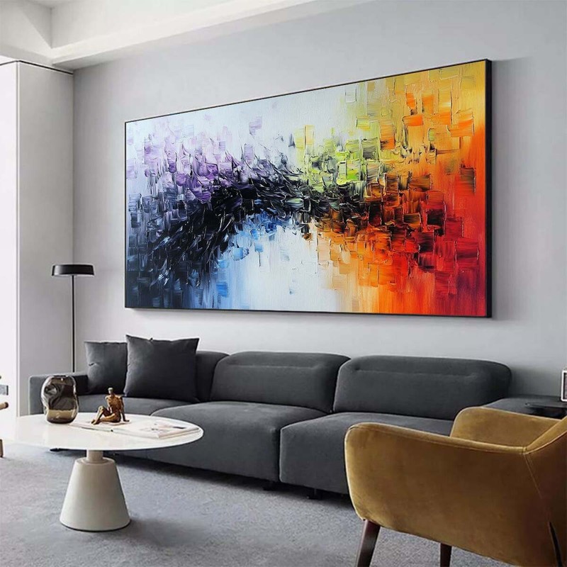 3D Hand Painted Abstract Wall Art Oil Painting On Canvas Home Decoration XhBB160