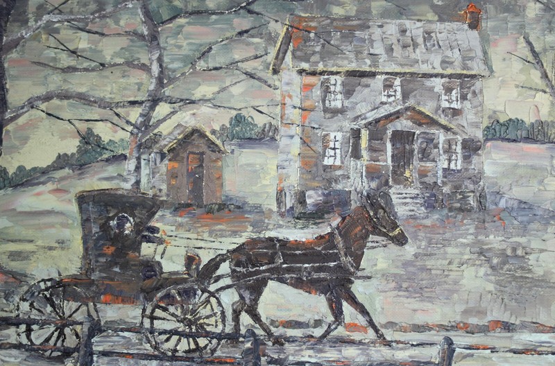 Ken Newport, Indiana original painting "Country Doctor" 18" x 24" oil on canvas gallery