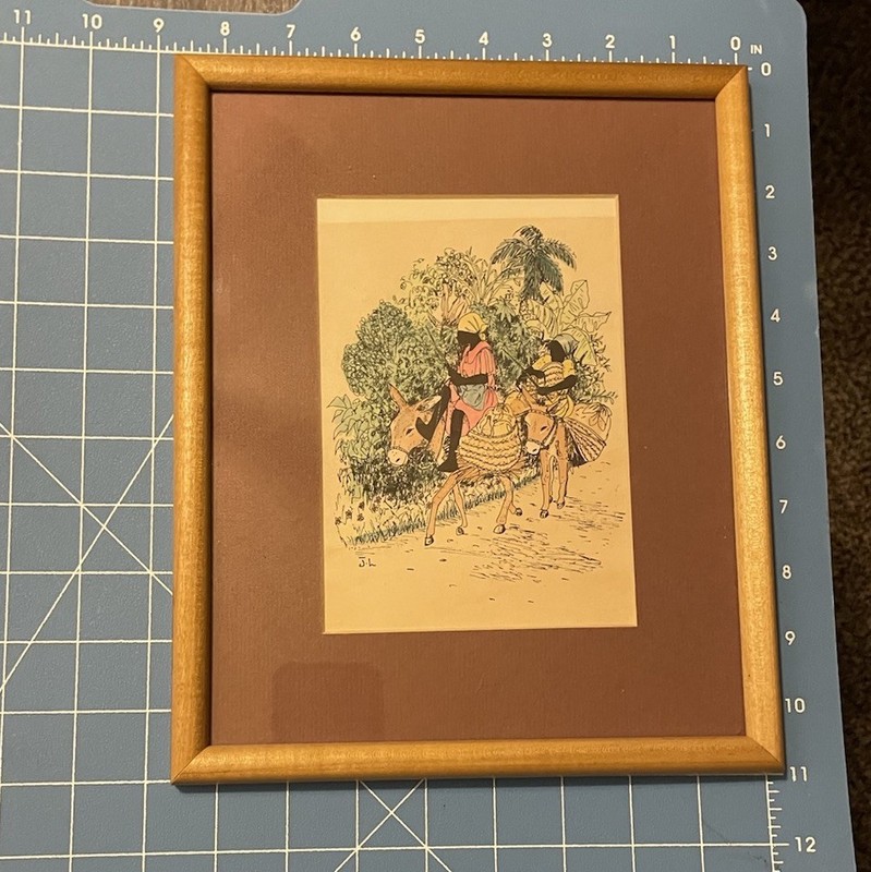 Watercolor/Pen Rendering of Regional Daily Life & Commerce by Artist J.L OOAK gallery