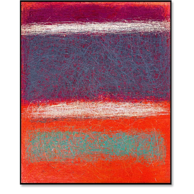 Large Rothko Style Abstract Color Block Art | Monumental Pollock Textured Canvas