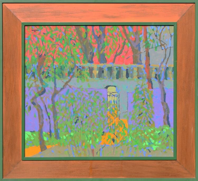 IBARRA DE LA ROSA LANDSCAPE PAINTING