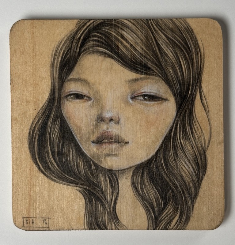 Stella Hultberg Original Drawing From Circa 2014 – Surreal Art