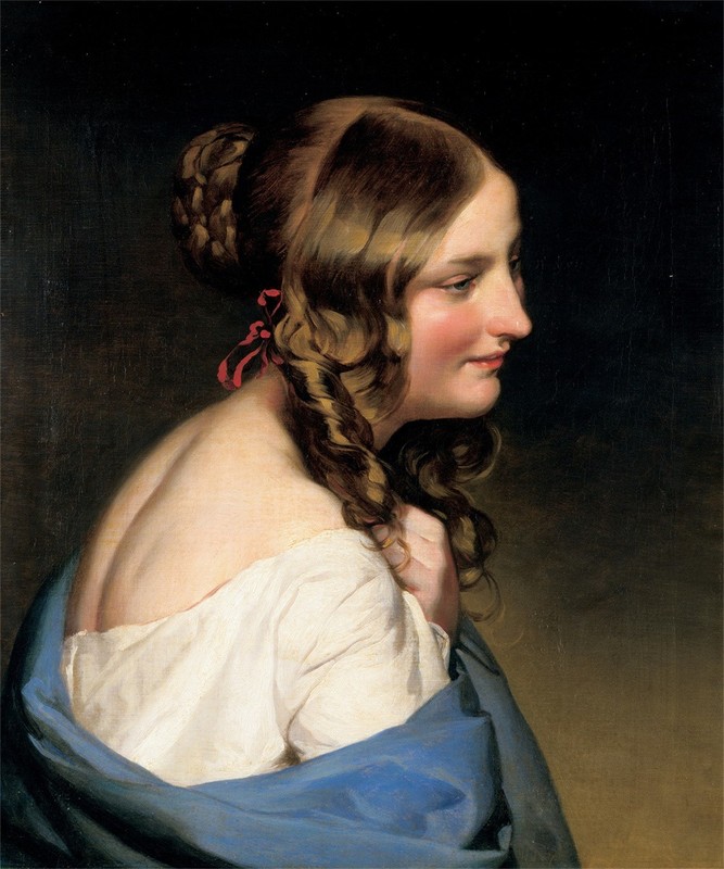 stunning oil painting handpainted on canvas-Susanna als Verschämte