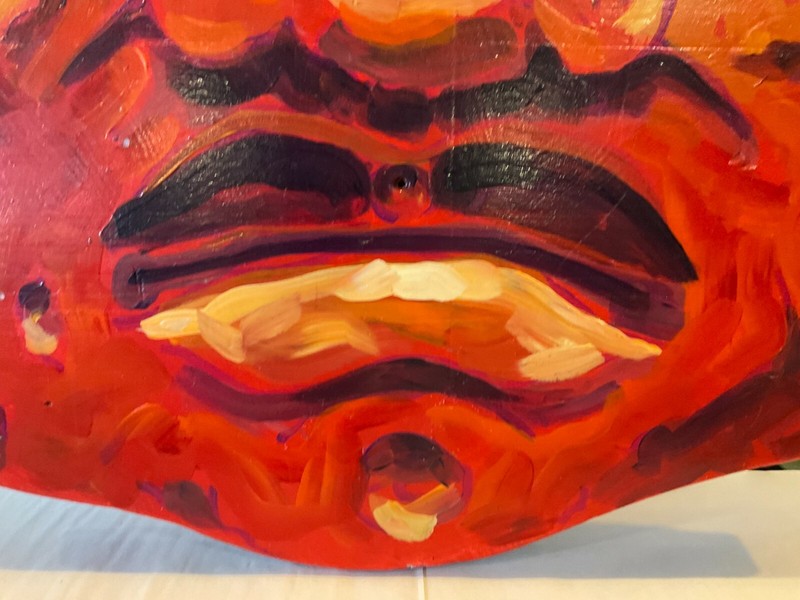 Wall Decor Art Restaurant Native Face Cultural Mask HUGE! Lightweight Styrofoam gallery