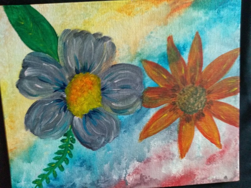 Original acrylic painting on canvas 8 Inch X 10 Inch