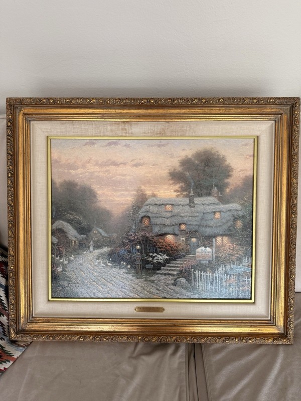 Thomas Kinkade Limited Edition Canvas (172/980), Publisher Sealed, Framed”