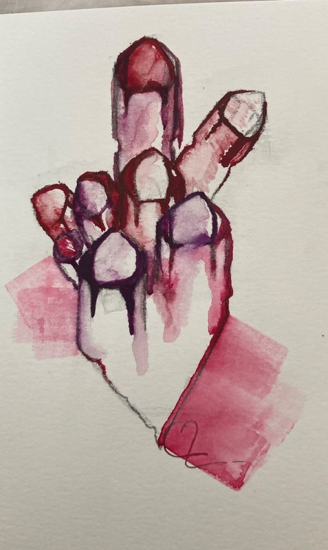 Watercolor Art Original Dreamscape Lithium 2025 Signed Ebsq Artist