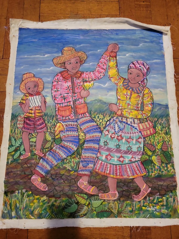 Mondely Cemezier, HAITIAN ART, Carribean art, 32×25