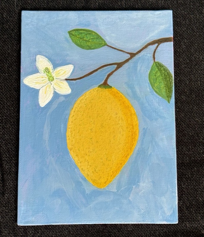 Original One Of Kind 5×7 inch. Signed By Artist. Hand Painted.