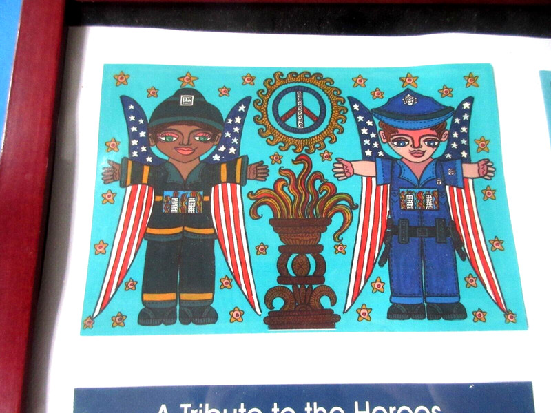 Angelo Romano Vintage Print Cards A Tribute to the Heroes Sept 11th gallery