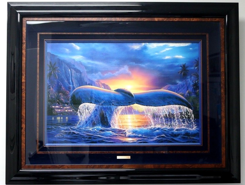 Large STUNNING Christian R. LASSEN Brilliant EMPEROR’S DAWN Gorgeously Framed LE