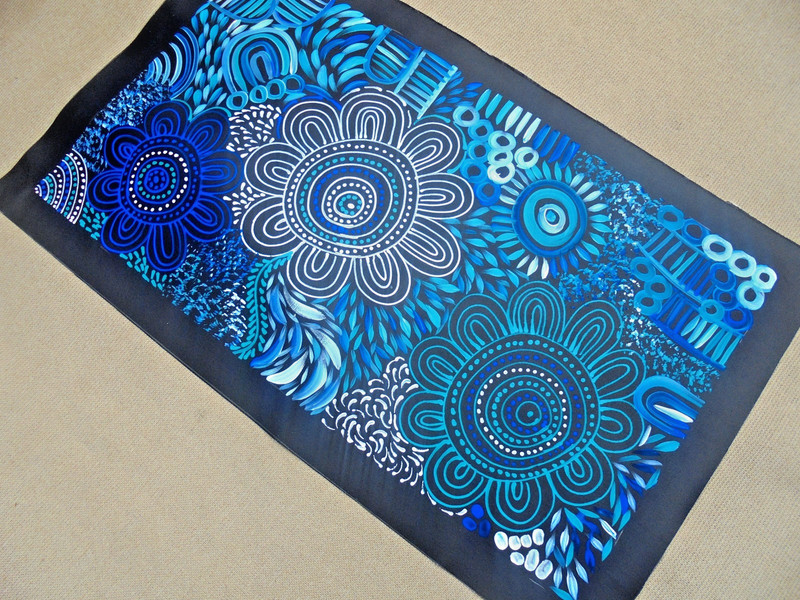 SELINA NUMINA 100 x 60 cm Original Aboriginal Painting. My Country