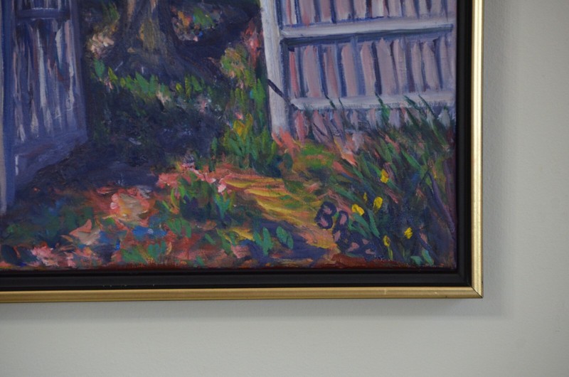 Beth Riso Original Fine Art Oil Painting - Haven Ct Spring - Hudson Valley Nyack gallery